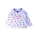 A White Long Sleeve Tops from Petit Bateau in size 4T for boy. (Front View)