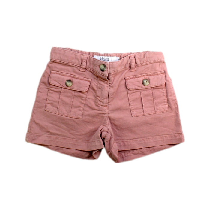 A Pink Shorts from Bonpoint in size 6T for girl. (Front View)