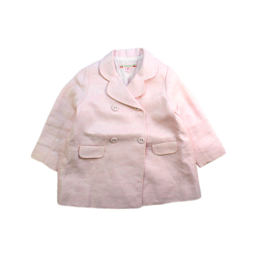 A Pink Coats from Bonpoint in size 2T for girl. (Front View)