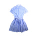 A Blue Short Sleeve Dresses from Polo Ralph Lauren in size 8Y for girl. (Back View)