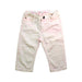 A White Jeans from Bonpoint in size 12-18M for girl. (Front View)
