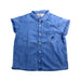 A Blue Short Sleeve Shirts from Bonpoint in size 3T for girl. (Front View)