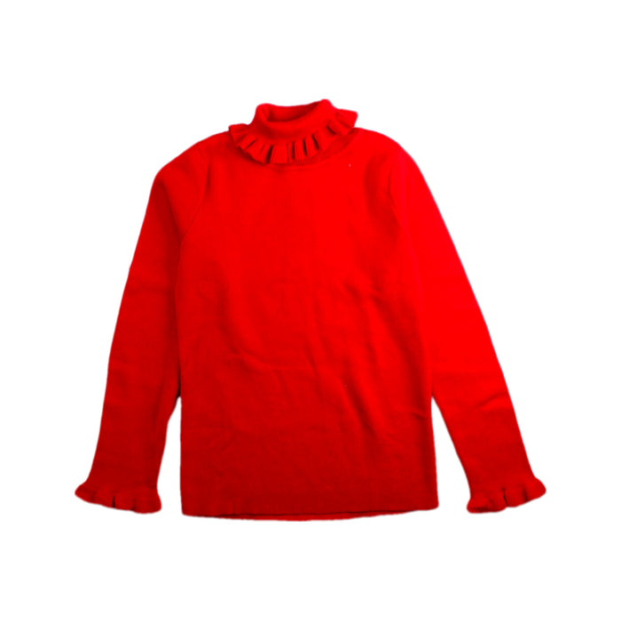 A Red Long Sleeve Tops from Jacadi in size 8Y for girl. (Front View)