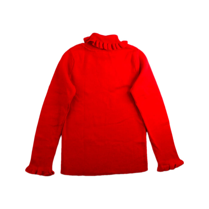 A Red Long Sleeve Tops from Jacadi in size 8Y for girl. (Back View)