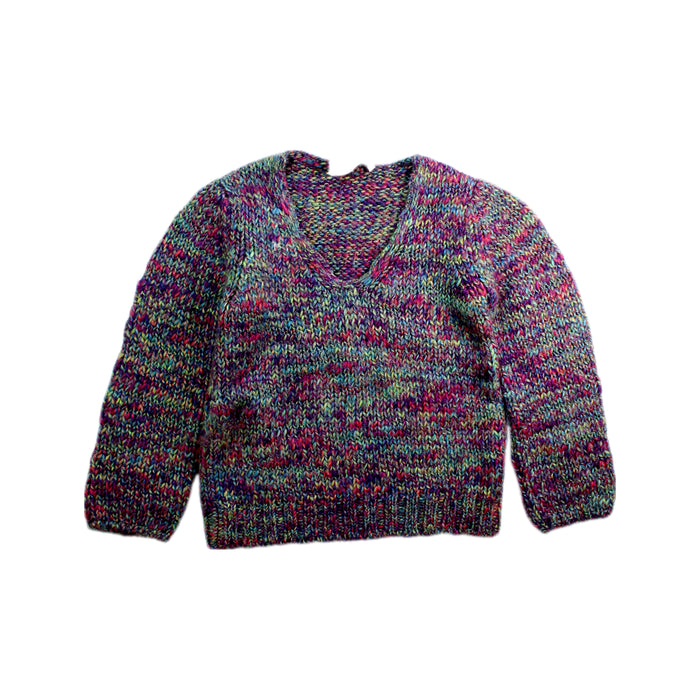 A Multicolour Knit Sweaters from Bonpoint in size 4T for girl. (Front View)