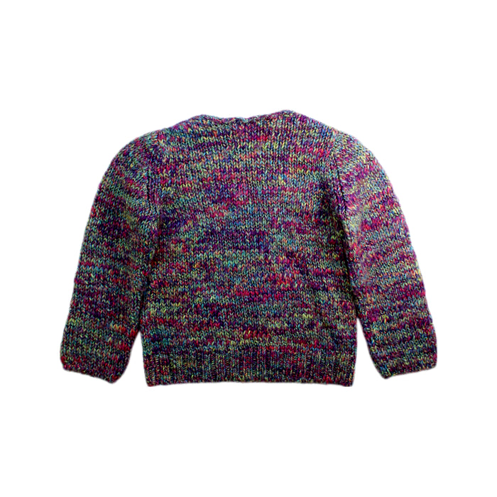 A Multicolour Knit Sweaters from Bonpoint in size 4T for girl. (Back View)