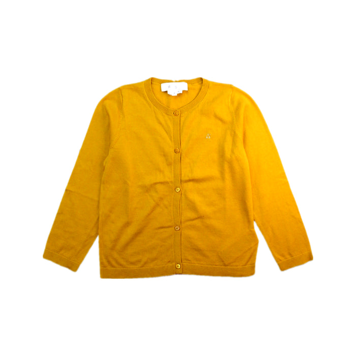 A Yellow Cardigans from Bonpoint in size 3T for girl. (Front View)