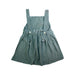 A Green Overall Dresses from Mabo in size 4T for girl. (Back View)