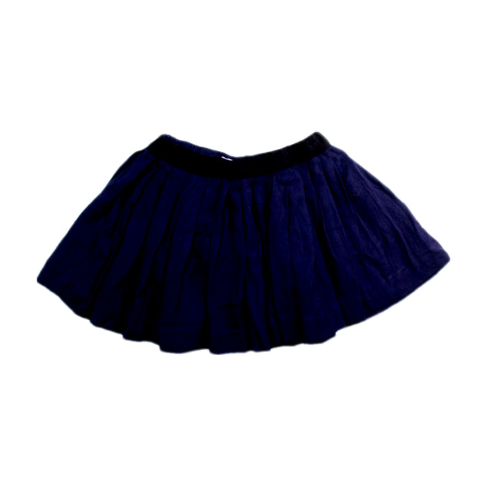 A Navy Short Skirts from Bonpoint in size 4T for girl. (Front View)