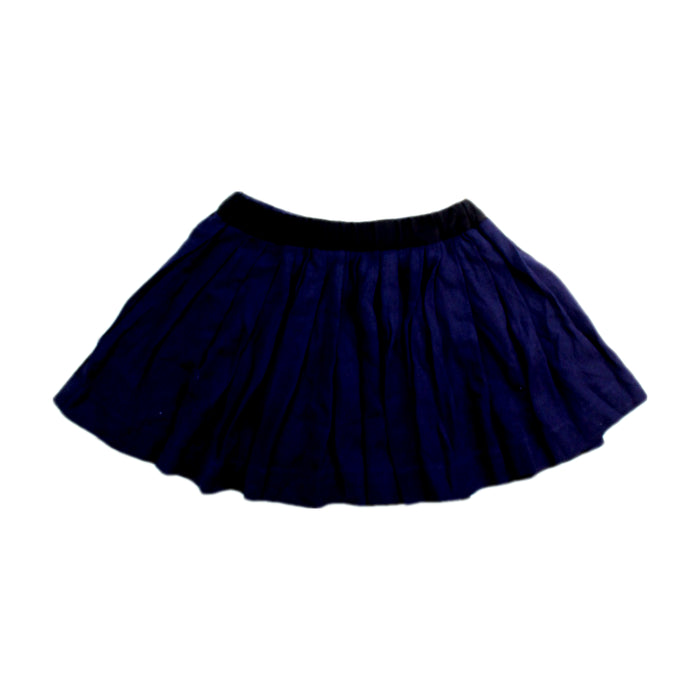 A Navy Short Skirts from Bonpoint in size 4T for girl. (Back View)
