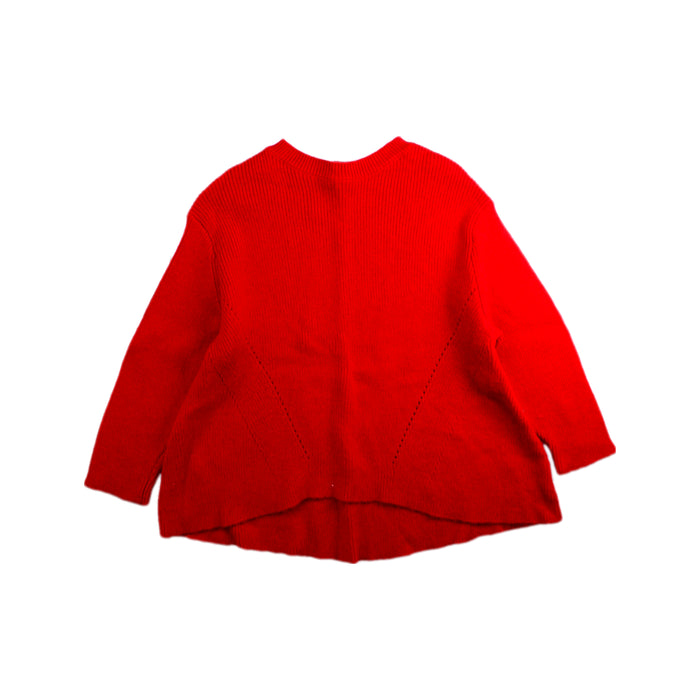 A Red Knit Sweaters from Bonpoint in size 4T for girl. (Front View)