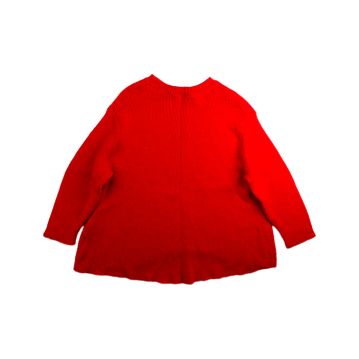 A Red Knit Sweaters from Bonpoint in size 4T for girl. (Back View)