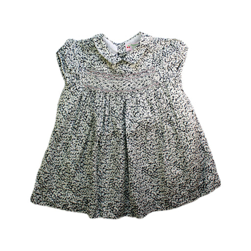 A White Short Sleeve Dresses from Bonpoint in size 2T for girl. (Front View)