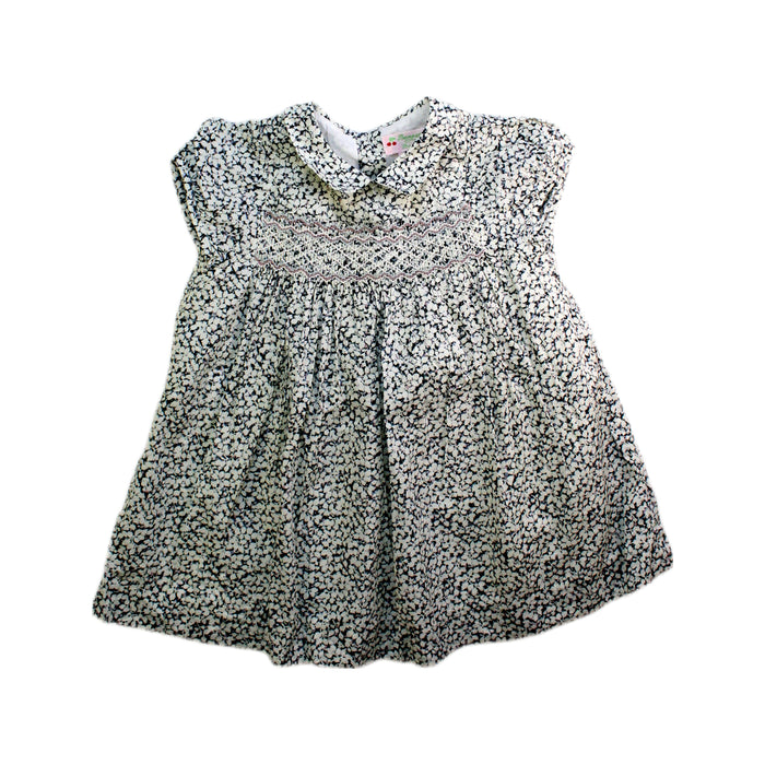 A White Short Sleeve Dresses from Bonpoint in size 2T for girl. (Front View)