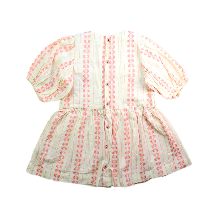 A Pink Long Sleeve Tops from Bonjour in size 8Y for girl. (Back View)
