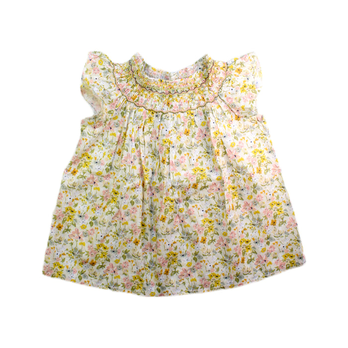 A Multicolour Sleeveless Tops from Bonpoint in size 6T for girl. (Front View)