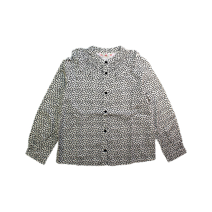 A Black Long Sleeve Shirts from Bonpoint in size 6T for girl. (Front View)