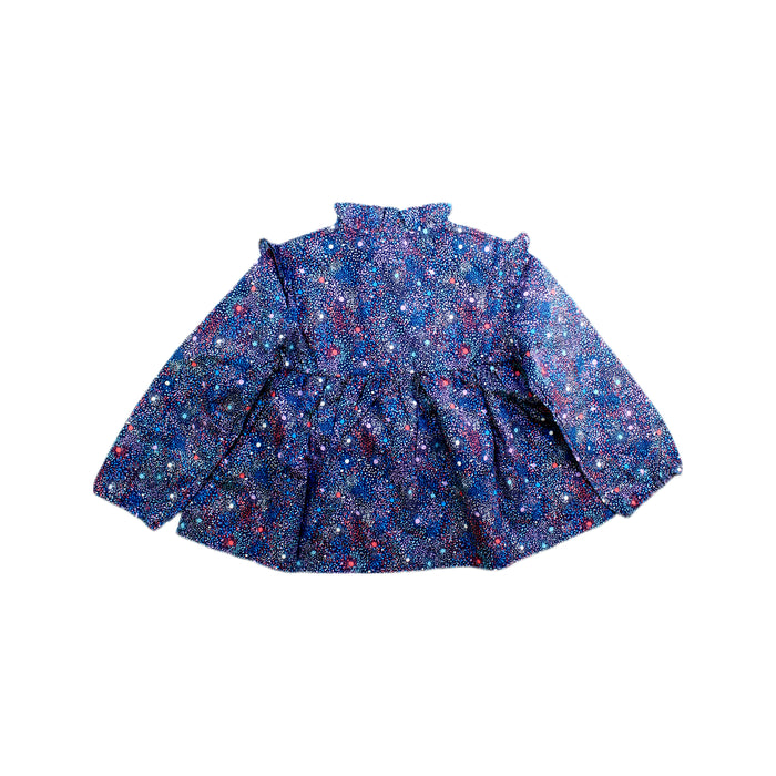 A Multicolour Long Sleeve Tops from Bonton in size 4T for girl. (Back View)