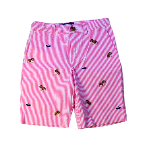 A Pink Shorts from Polo Ralph Lauren in size 5T for boy. (Front View)