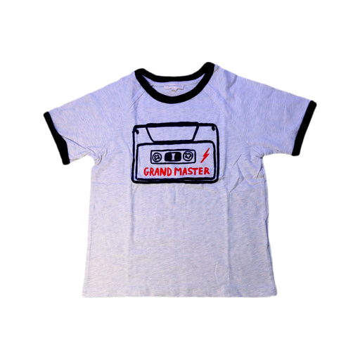A Grey Short Sleeve T Shirts from Hundred Pieces in size 6T for boy. (Front View)