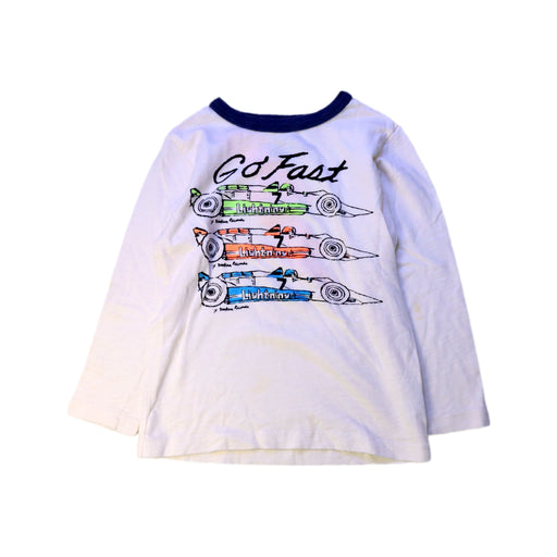 A White Long Sleeve T Shirts from Crewcuts in size 3T for neutral. (Front View)