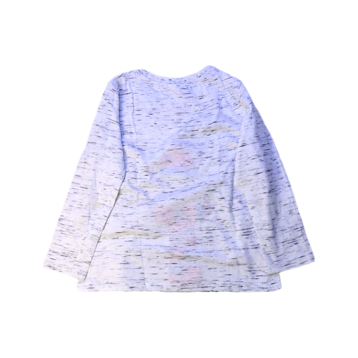 A Blue Long Sleeve Tops from Seed in size 4T for boy. (Back View)