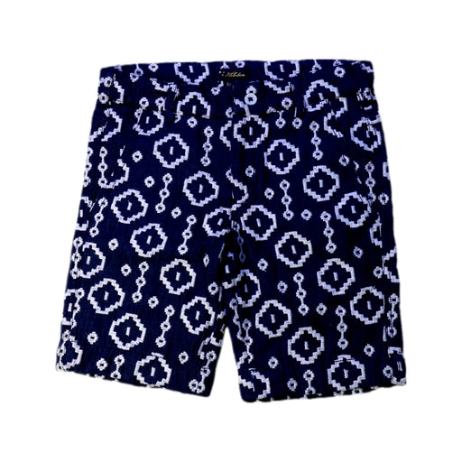 A Navy Shorts from Velveteen in size 4T for girl. (Front View)