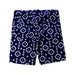 A Navy Shorts from Velveteen in size 4T for girl. (Back View)