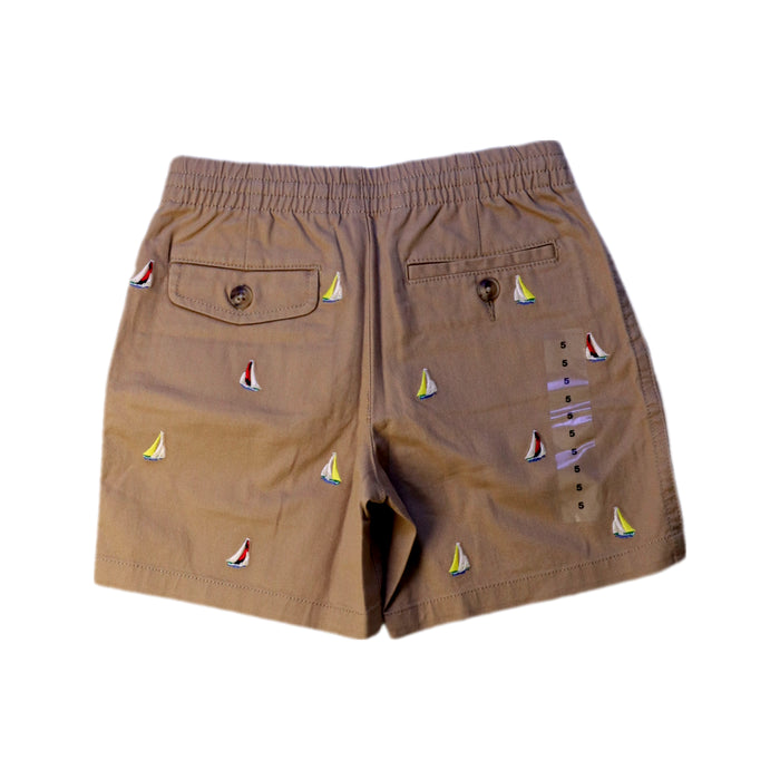 A Beige Shorts from Polo Ralph Lauren in size 5T for boy. (Back View)