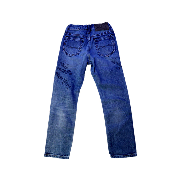 A Blue Jeans from Polo Ralph Lauren in size 5T for boy. (Back View)