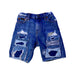 A Blue Shorts from Polo Ralph Lauren in size 5T for boy. (Front View)