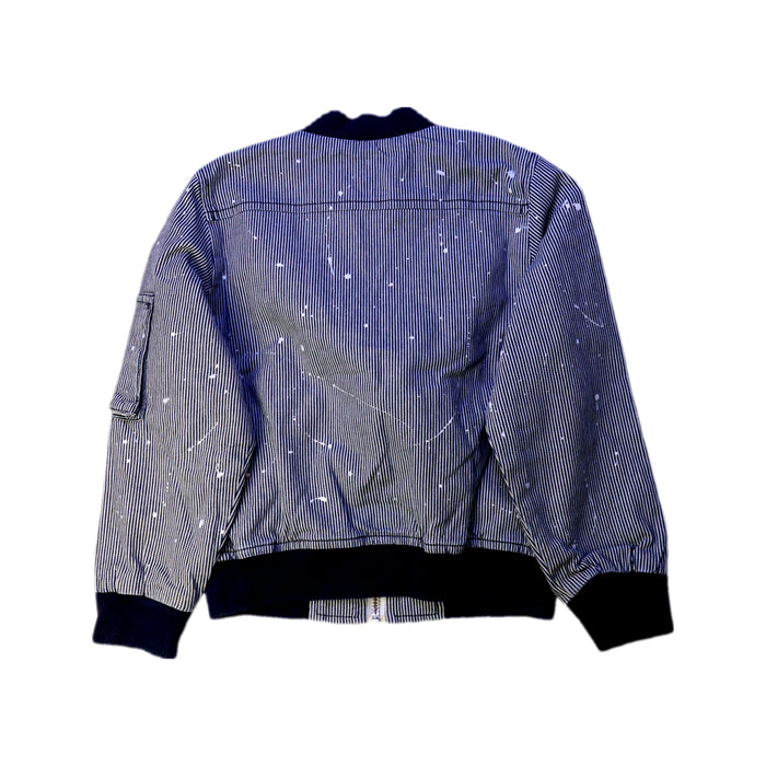 A Navy Lightweight Jackets from Bonpoint in size 4T for boy. (Back View)