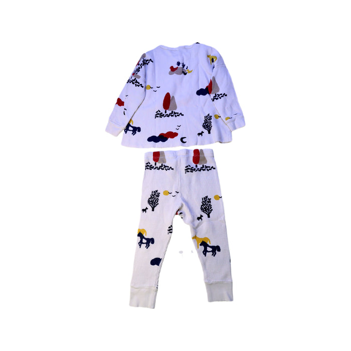 A White Pants Sets from Bobo Choses in size 18-24M for boy. (Back View)