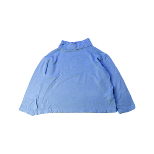 A Blue Long Sleeve Tops from Rose et Théo in size 2T for girl. (Front View)