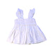 A White Sleeveless Dresses from Janie & Jack in size 2T for girl. (Back View)