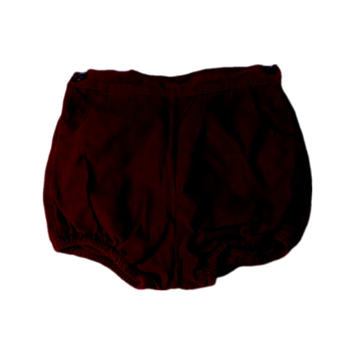 A Burgundy Bloomers from Pepa London in size 12-18M for girl. (Front View)