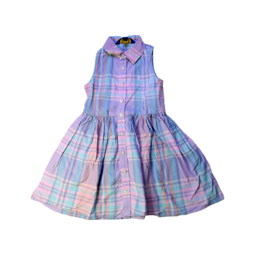 A Purple Sleeveless Dresses from Polo Ralph Lauren in size 3T for girl. (Front View)