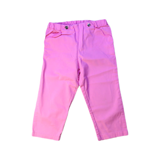 A Pink Casual Pants from Jacadi in size 12-18M for girl. (Front View)