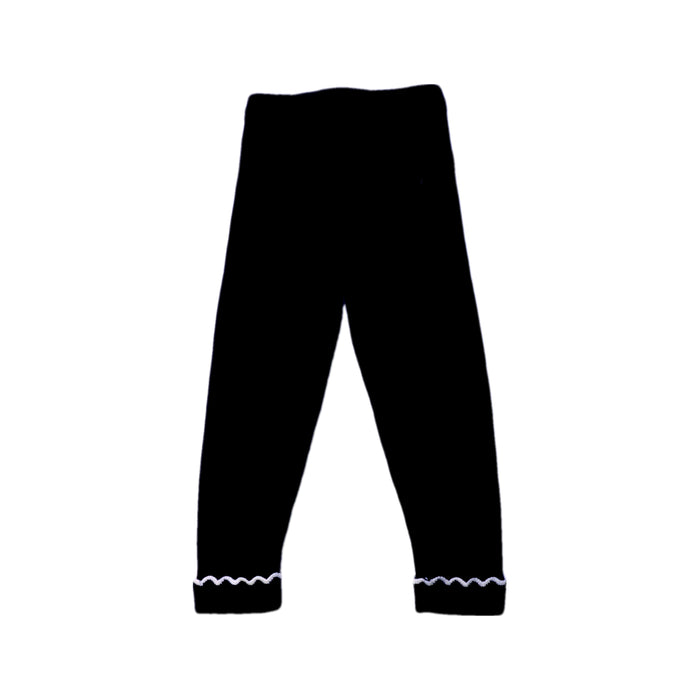 A Black Leggings from Jacadi in size 3T for girl. (Back View)