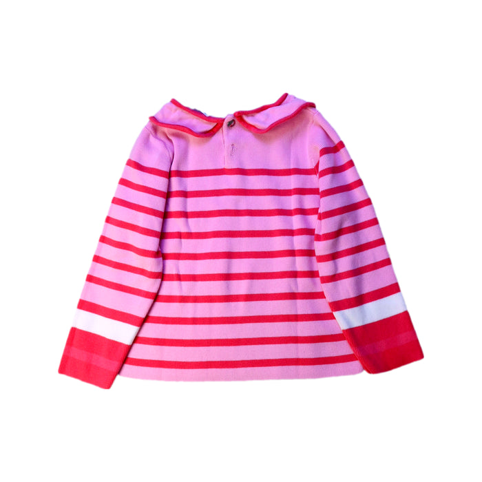 A Pink Long Sleeve Tops from Jacadi in size 2T for girl. (Back View)