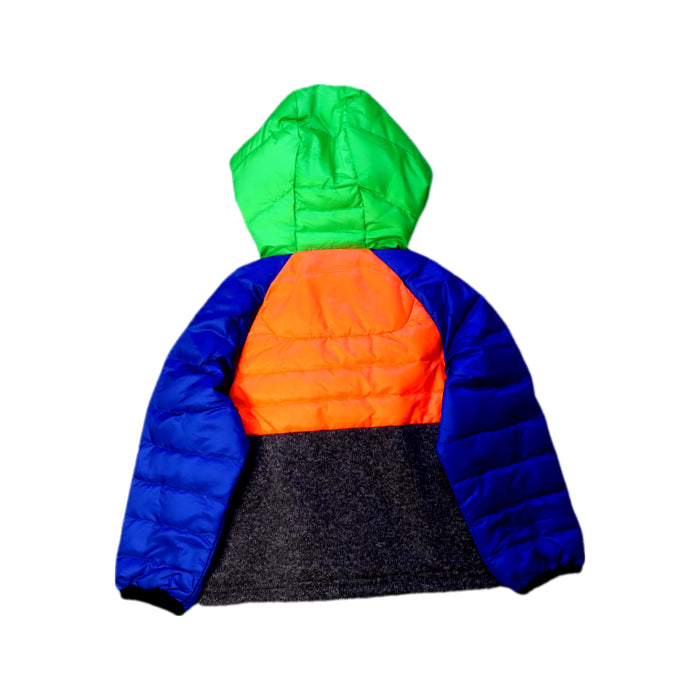 A Multicolour Puffer/Quilted Jackets from Polo Ralph Lauren in size 2T for boy. (Back View)