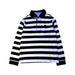 A Black Long Sleeve Polos from Jacadi in size 6T for boy. (Front View)
