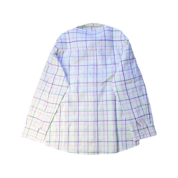 A White Long Sleeve Shirts from Mayoral in size 7Y for boy. (Back View)