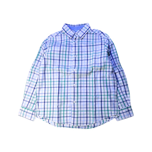 A Blue Long Sleeve Shirts from Cyrillus in size 8Y for boy. (Front View)