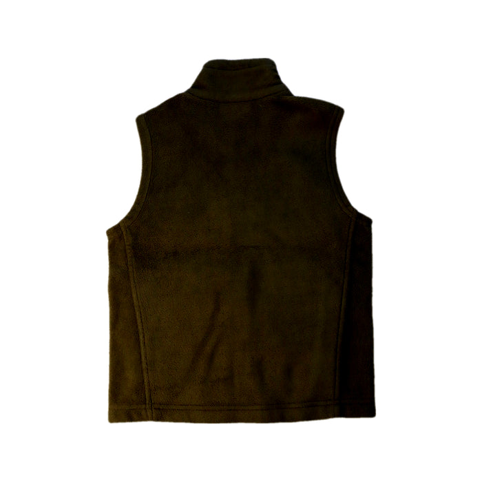 A Green Outerwear Vests from Columbia in size 4T for boy. (Back View)