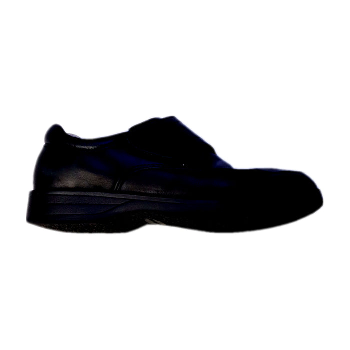 A Black Dress Shoes from Dr. Kong in size 7Y for boy. (Front View)