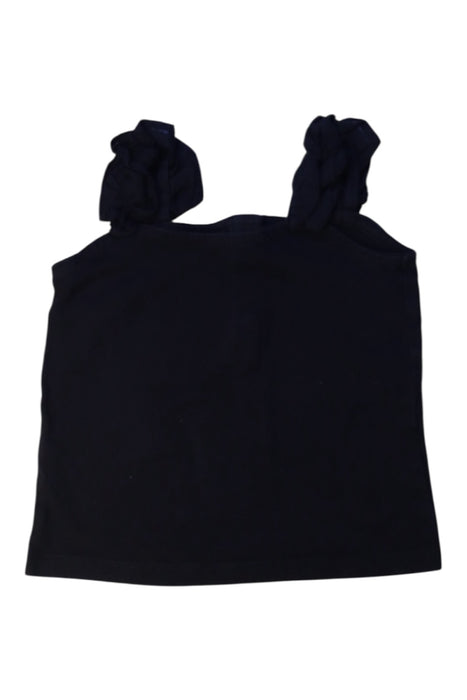 A Black Sleeveless Tops from Janie & Jack in size 2T for girl. (Front View)