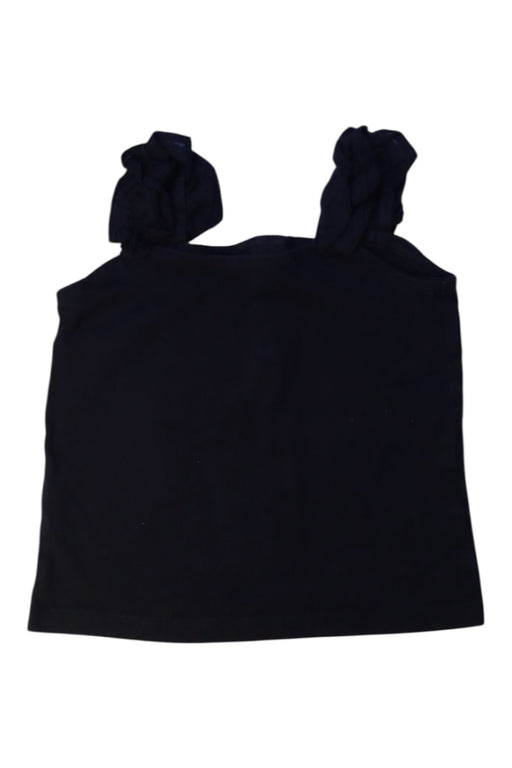 A Black Sleeveless Tops from Janie & Jack in size 2T for girl. (Front View)
