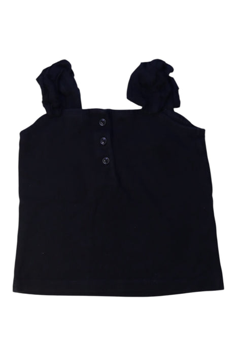 A Black Sleeveless Tops from Janie & Jack in size 2T for girl. (Back View)