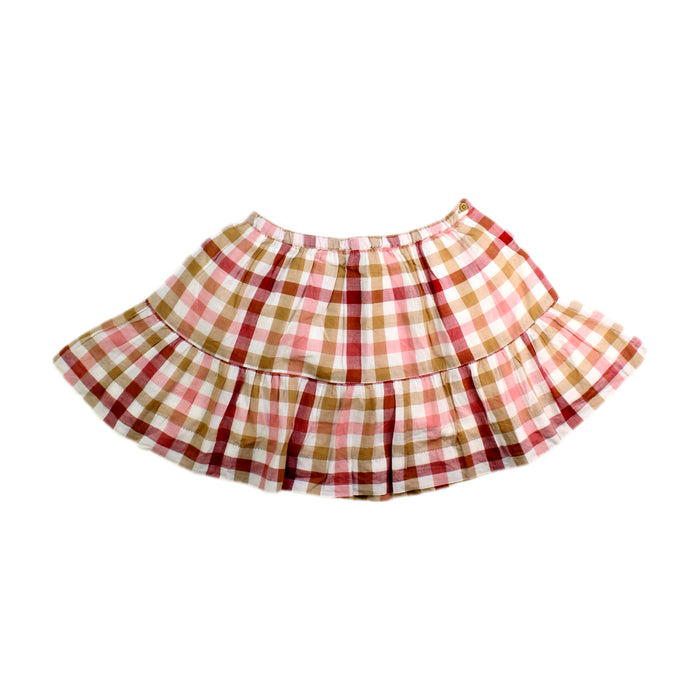 A Multicolour Short Skirts from Bonpoint in size 6T for girl. (Front View)